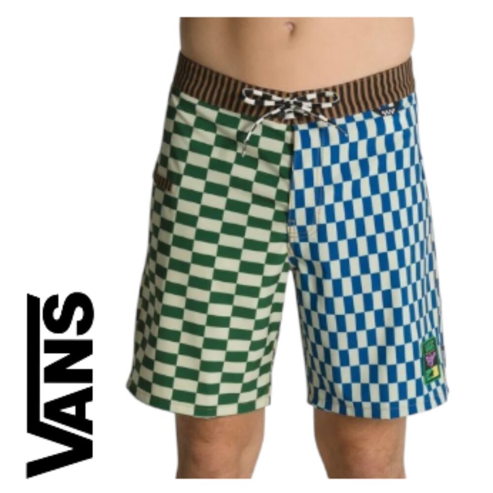 Vans 40 Daily Boardshort Mani Wata Green Blue